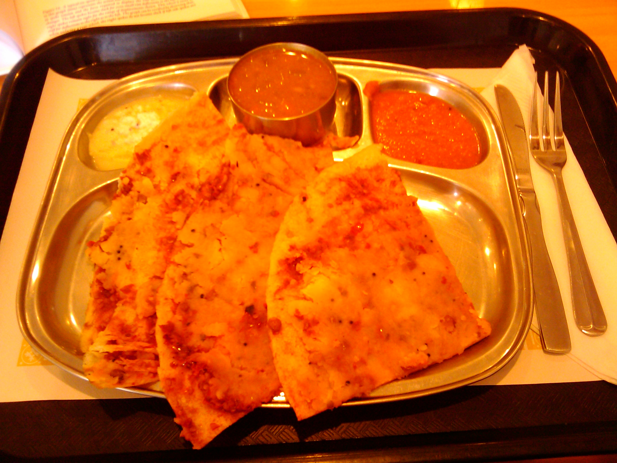 Special Spicy Dosa at Rangoli Express.