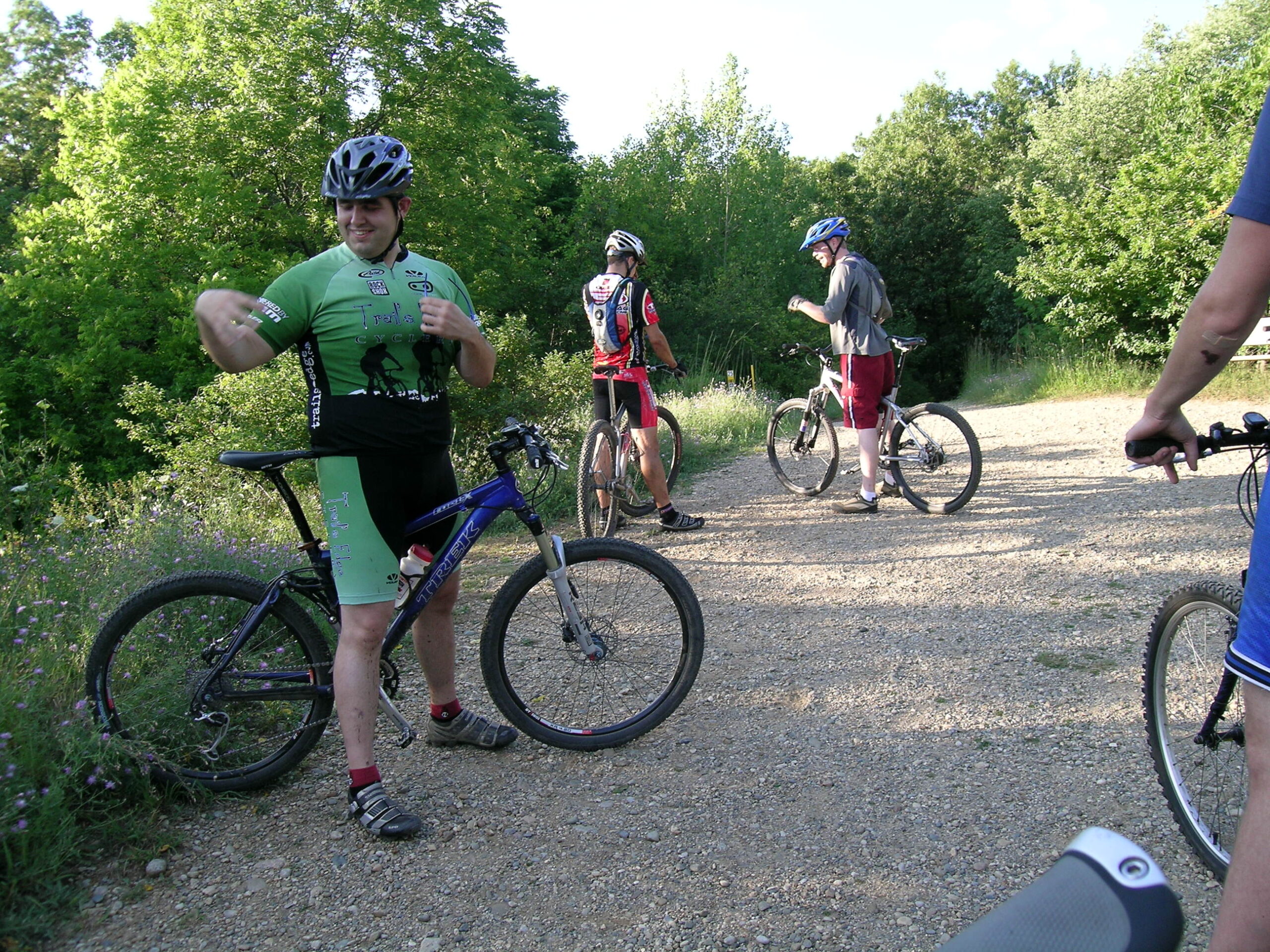 The only photo I took on the 30-Jul-2008 MMBA group ride at Stony Creek.