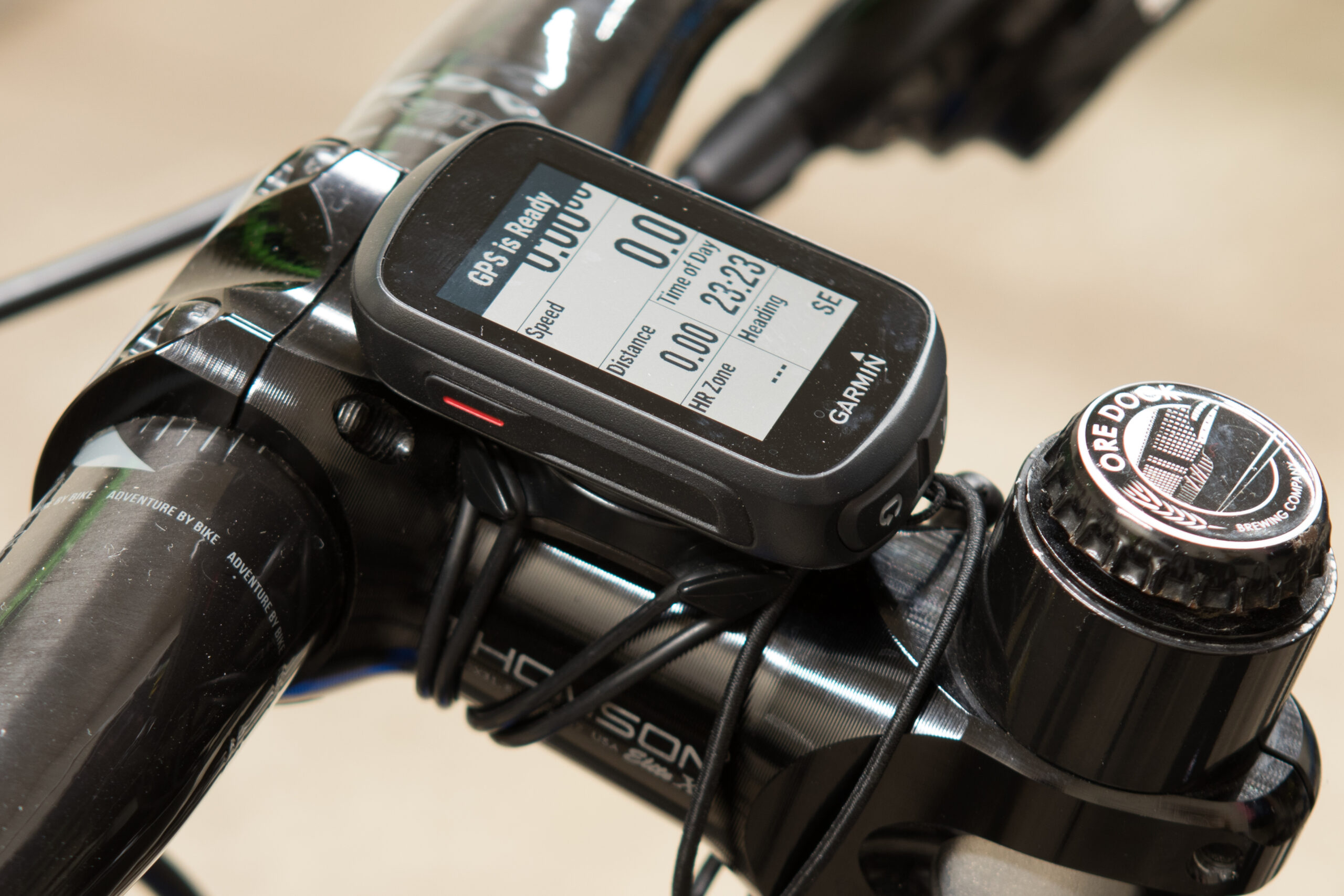 Garmin Edge 130 on Thomson 90mm stem on Salsa Mukluk. IMG_0027.jpg