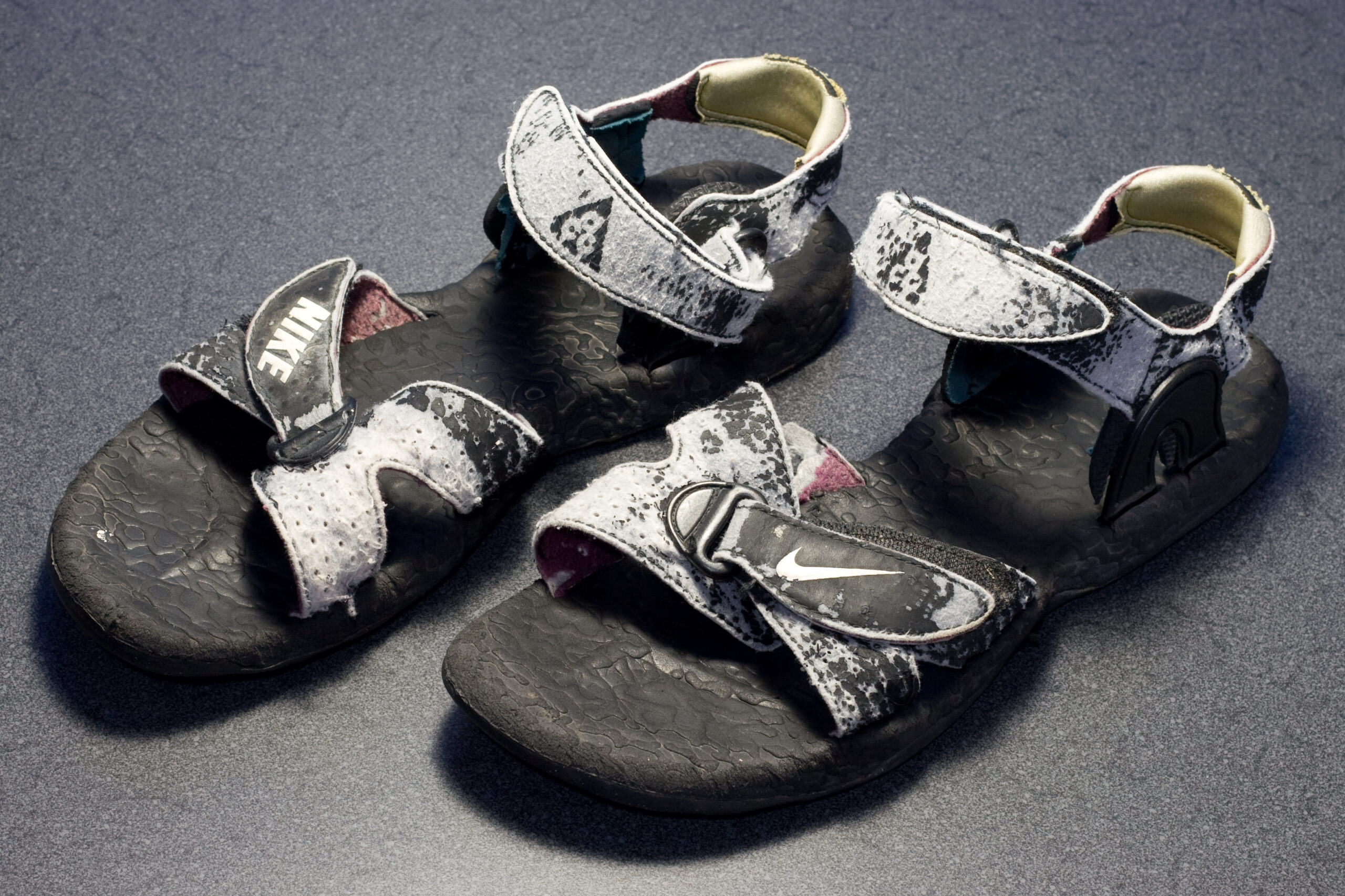 My old sandals, some Nike Air Deschutz from the mid 1990s.