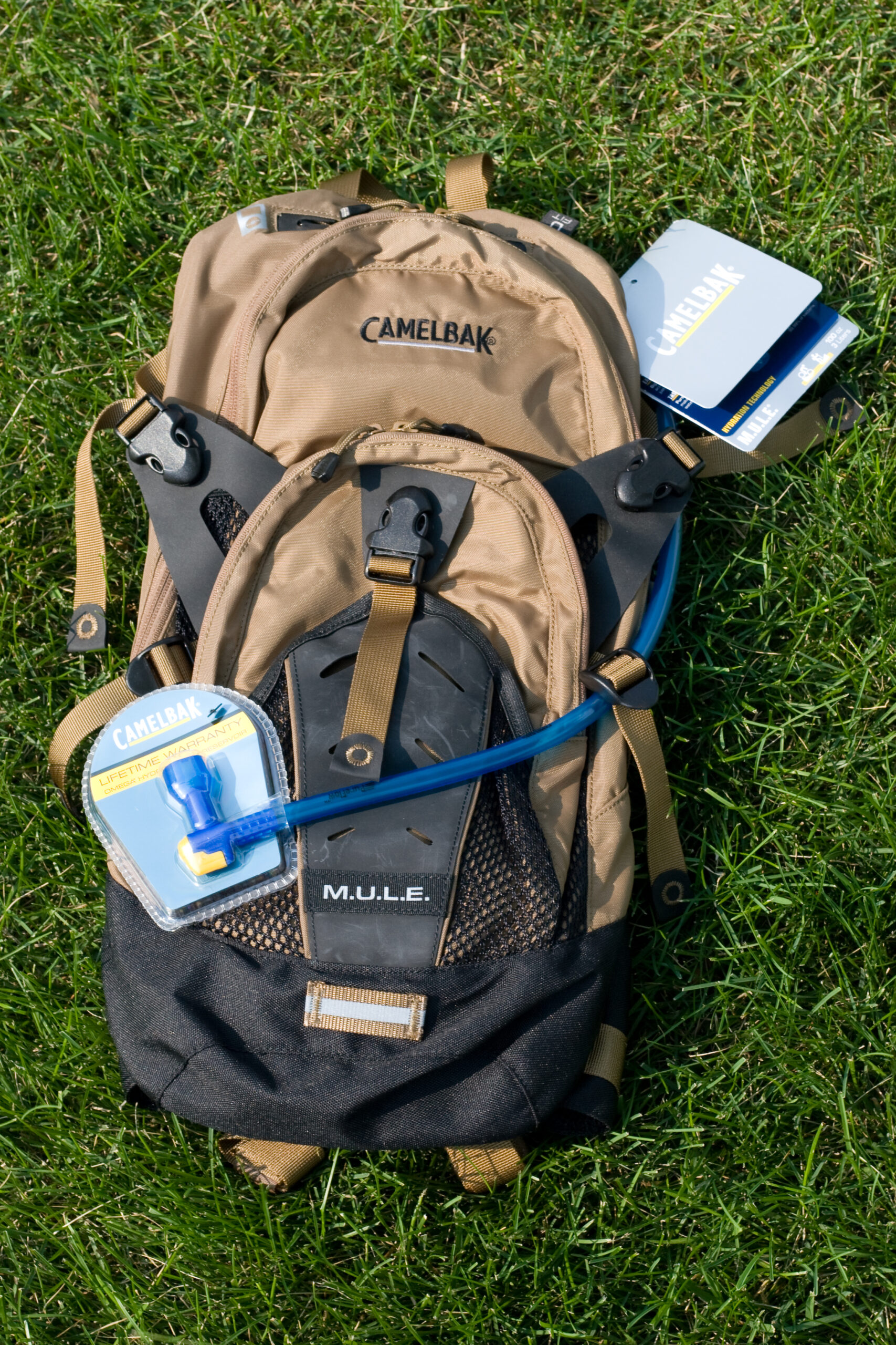 Camelbak M.U.L.E. in Coyote / Black color, purchased from REI for US$85.
