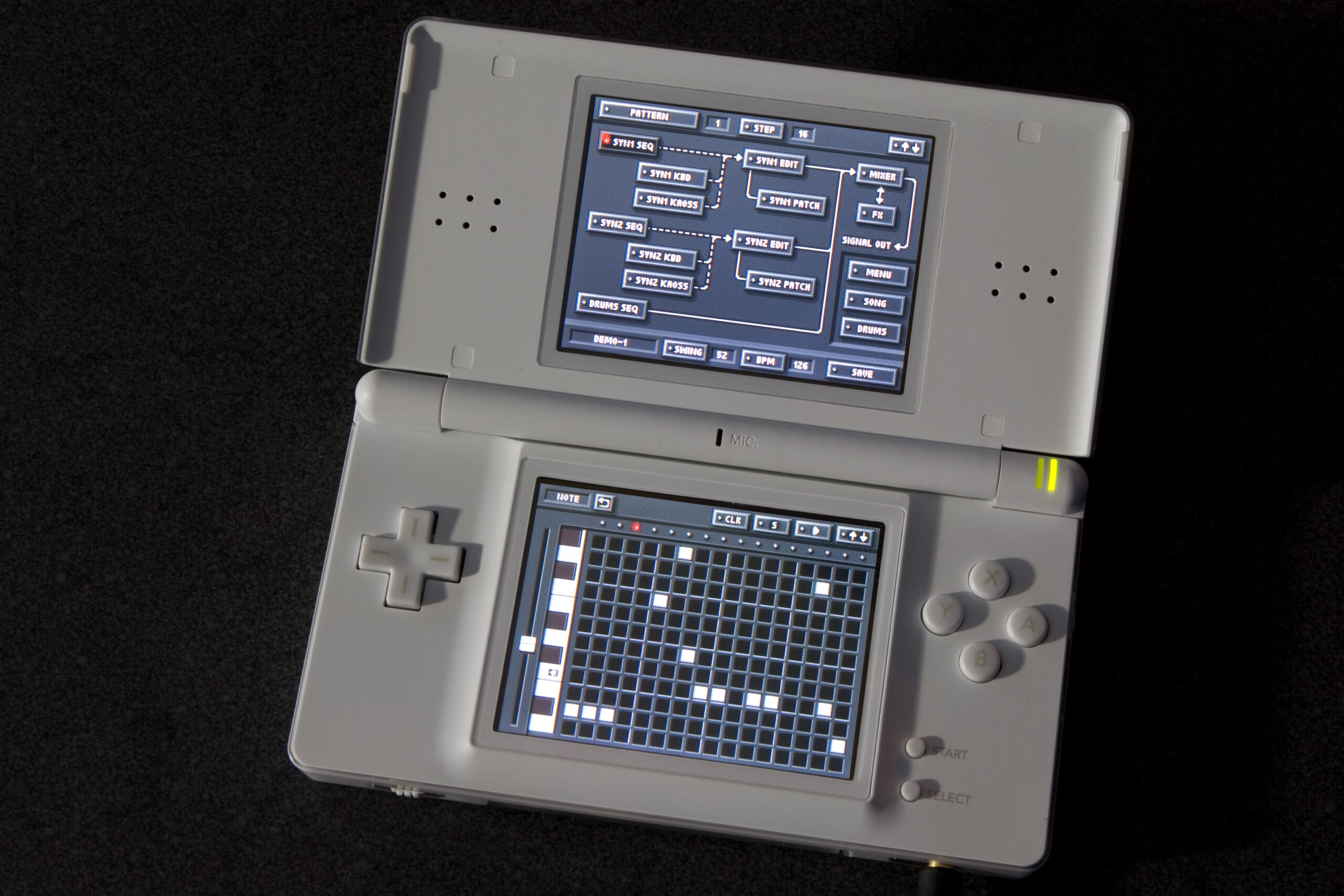 Korg DS-10 running on my DS.