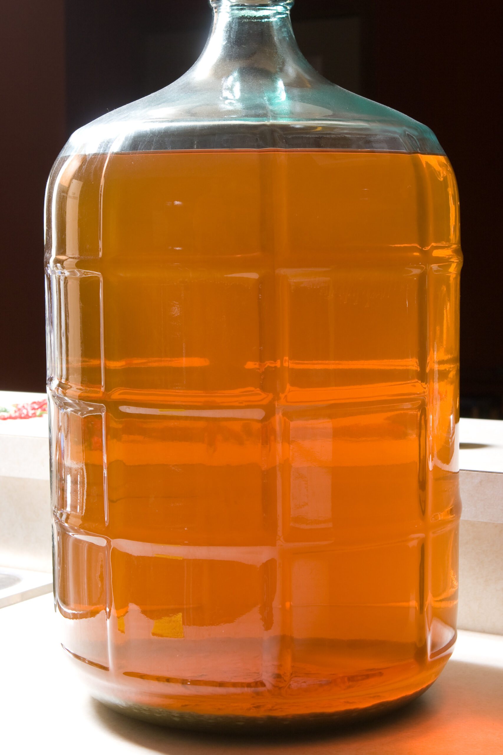 Hard cider, made from five gallons of local unpasturized cider and a pound of local honey.