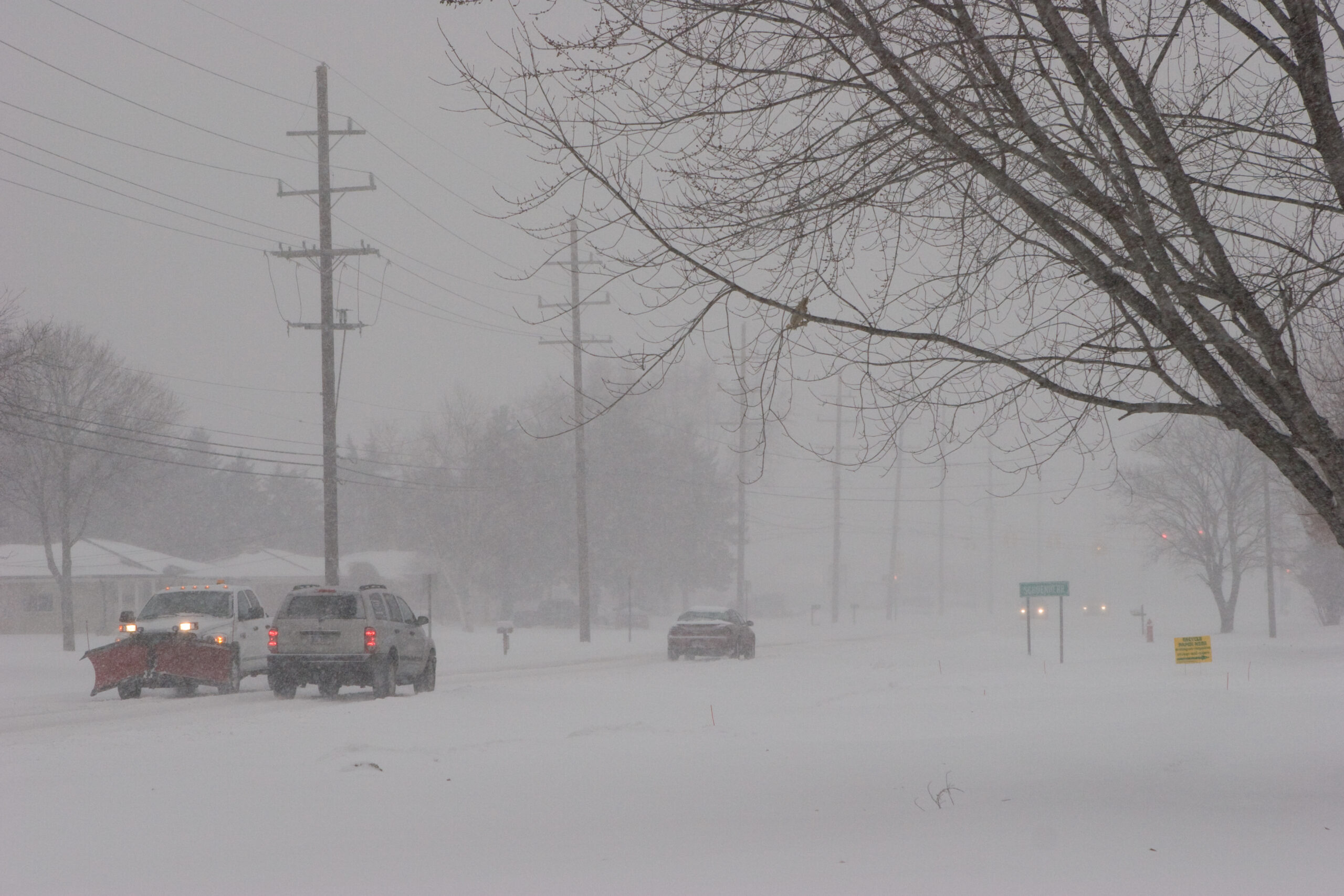 This is only the beginning of a rather large snow storm, and the reason I am working from home today.