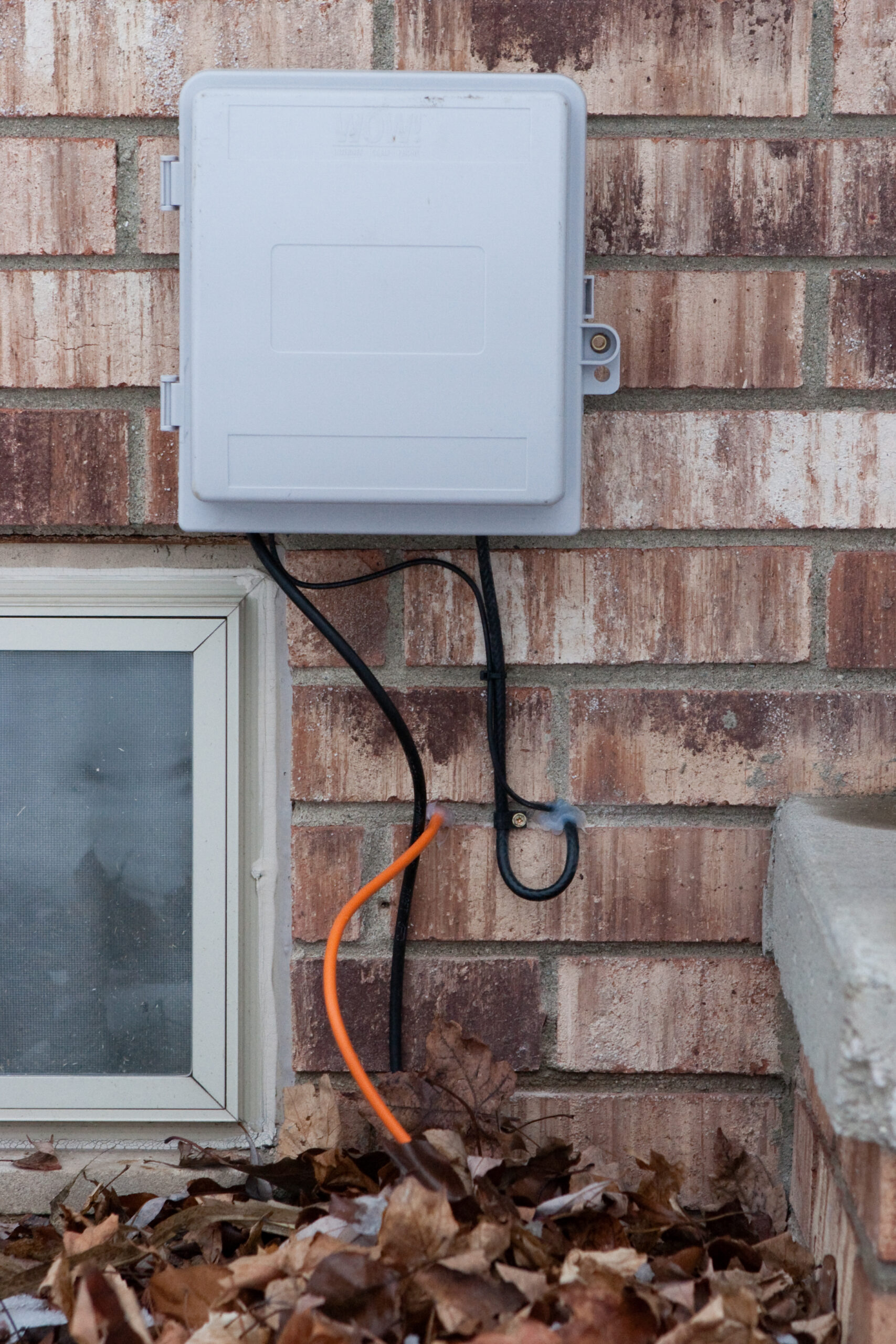 New junction box installed on the outside of my condo when Wide Open West service was installed. I think the installer did a good job.