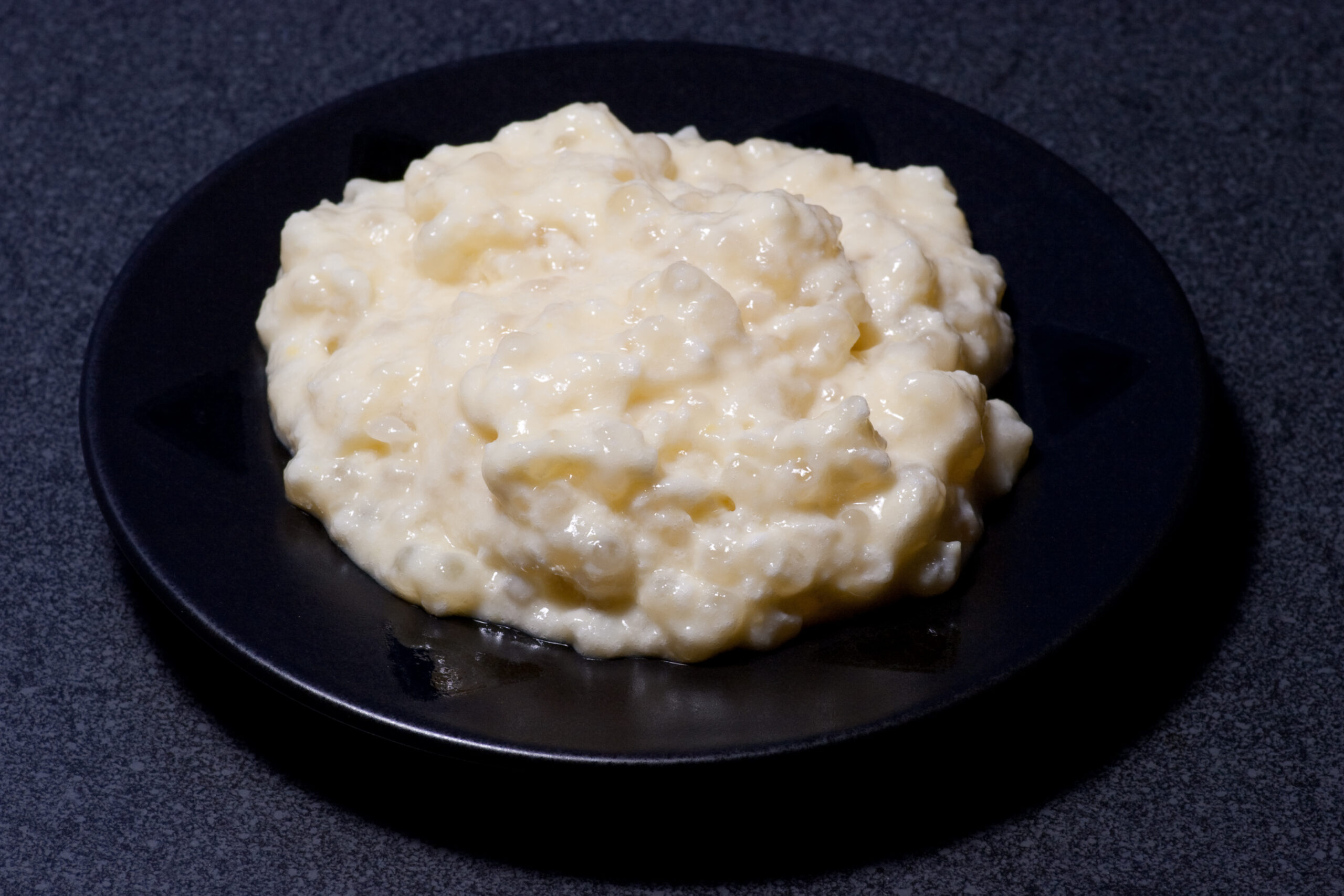 Home-made tapioca pudding. I think I whipped the egg whites a bit too much before folding them in.