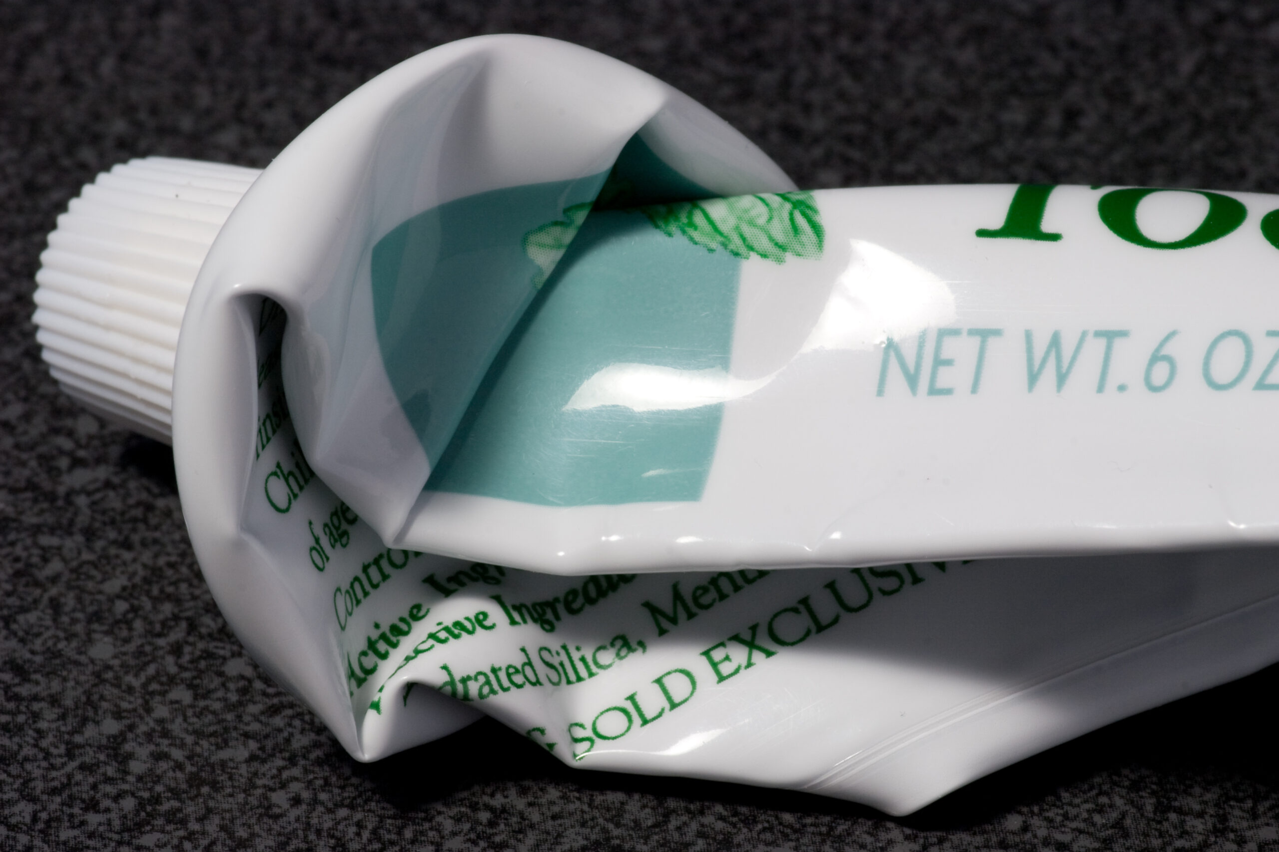 Completely used tube of Trader Joe's Peppermint Toothpaste.