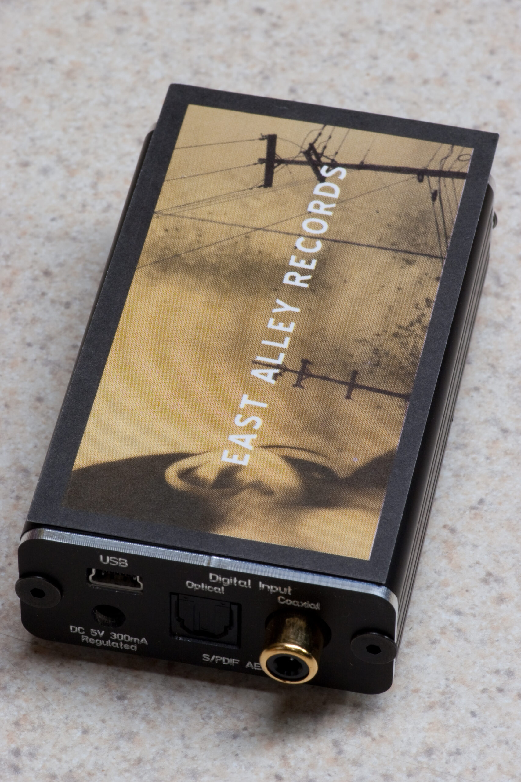 The completed AMB γ1 is a bit smaller than a business card.