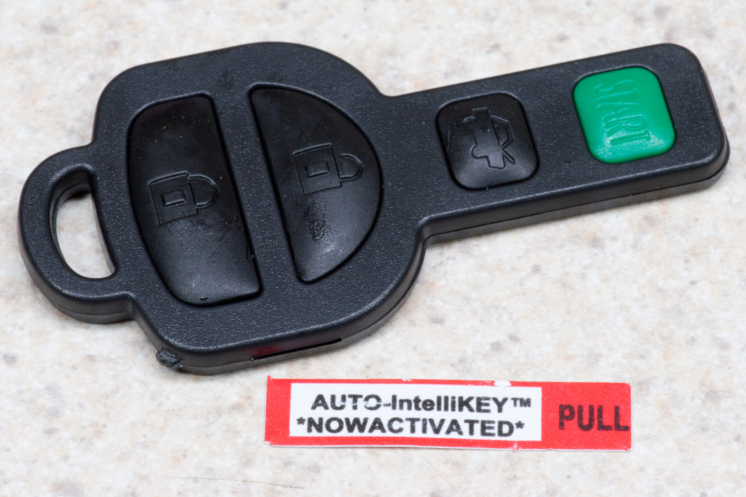Top of the AUTO-intelliKEY promotional item received from a Kia dealer.