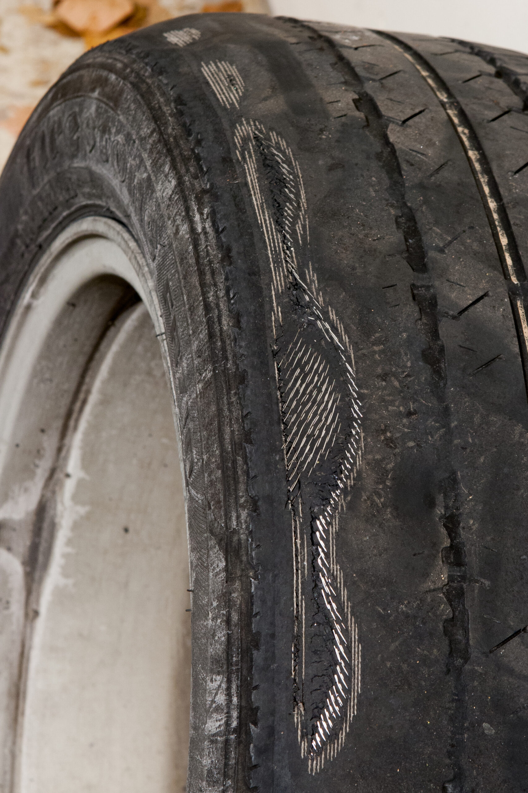 Looks like I let a set of tires go a bit too long, combined with not rotating them enough. Whoops.