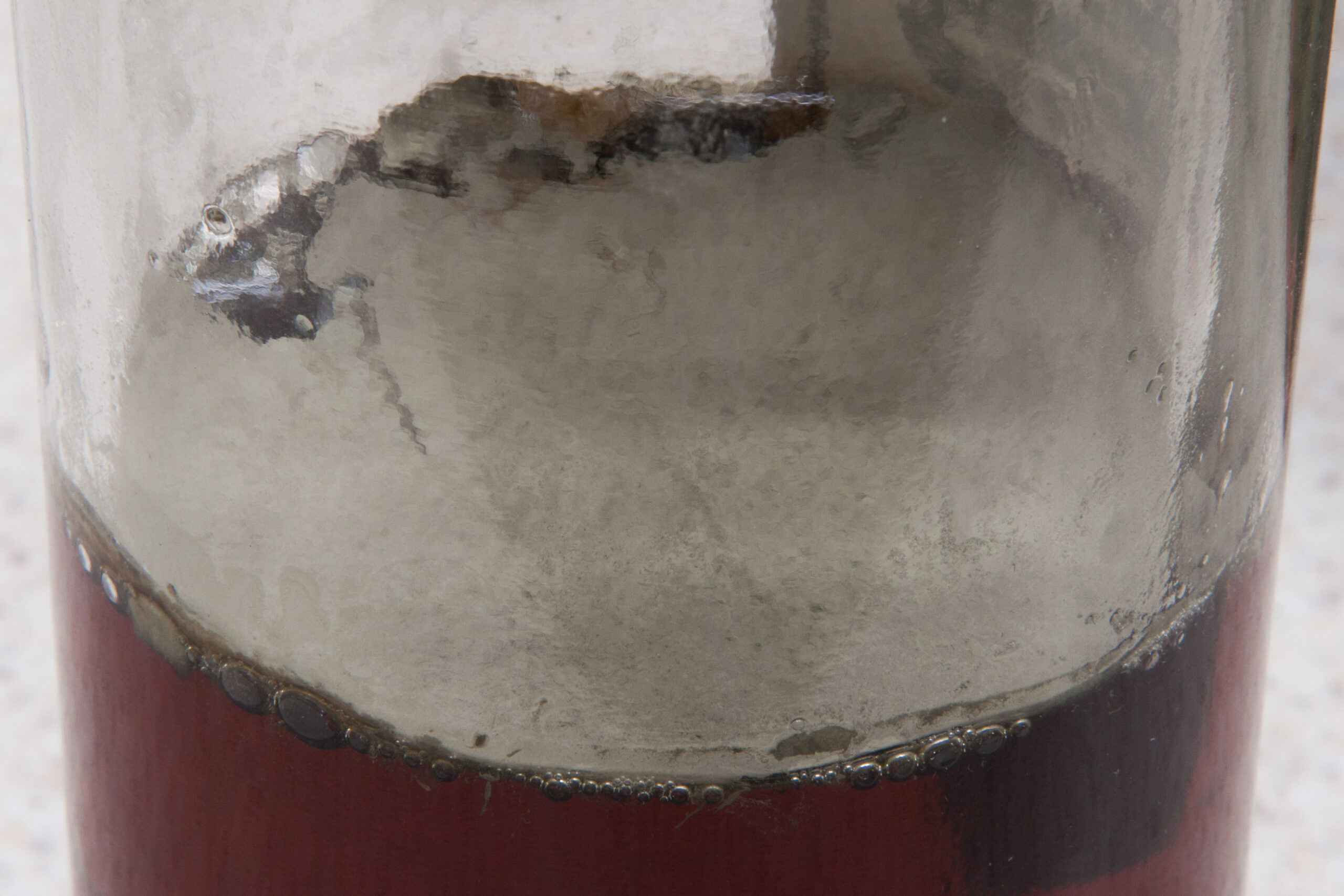 The maple syrup has gone moldy. Oh well. No syrupy waffles for me for a while.
