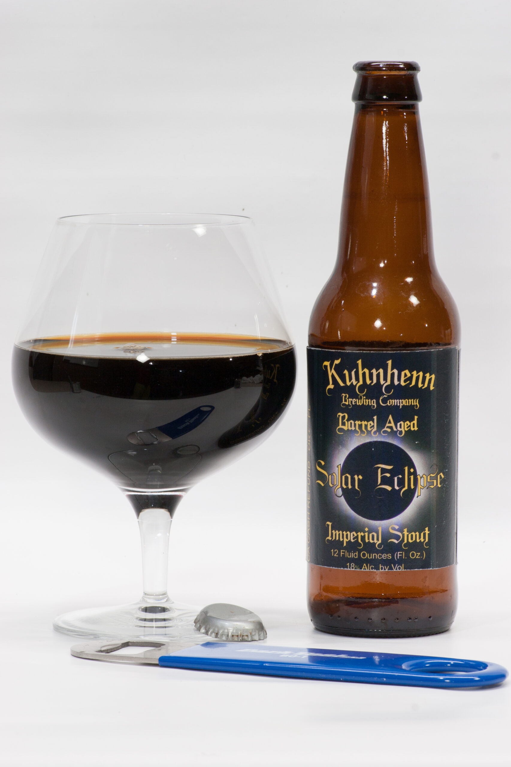 Kuhnhenn Brewing Company's Barrel Aged Solar Eclipse Imperial Stout, at 18%. I enjoyed this. Slowly.