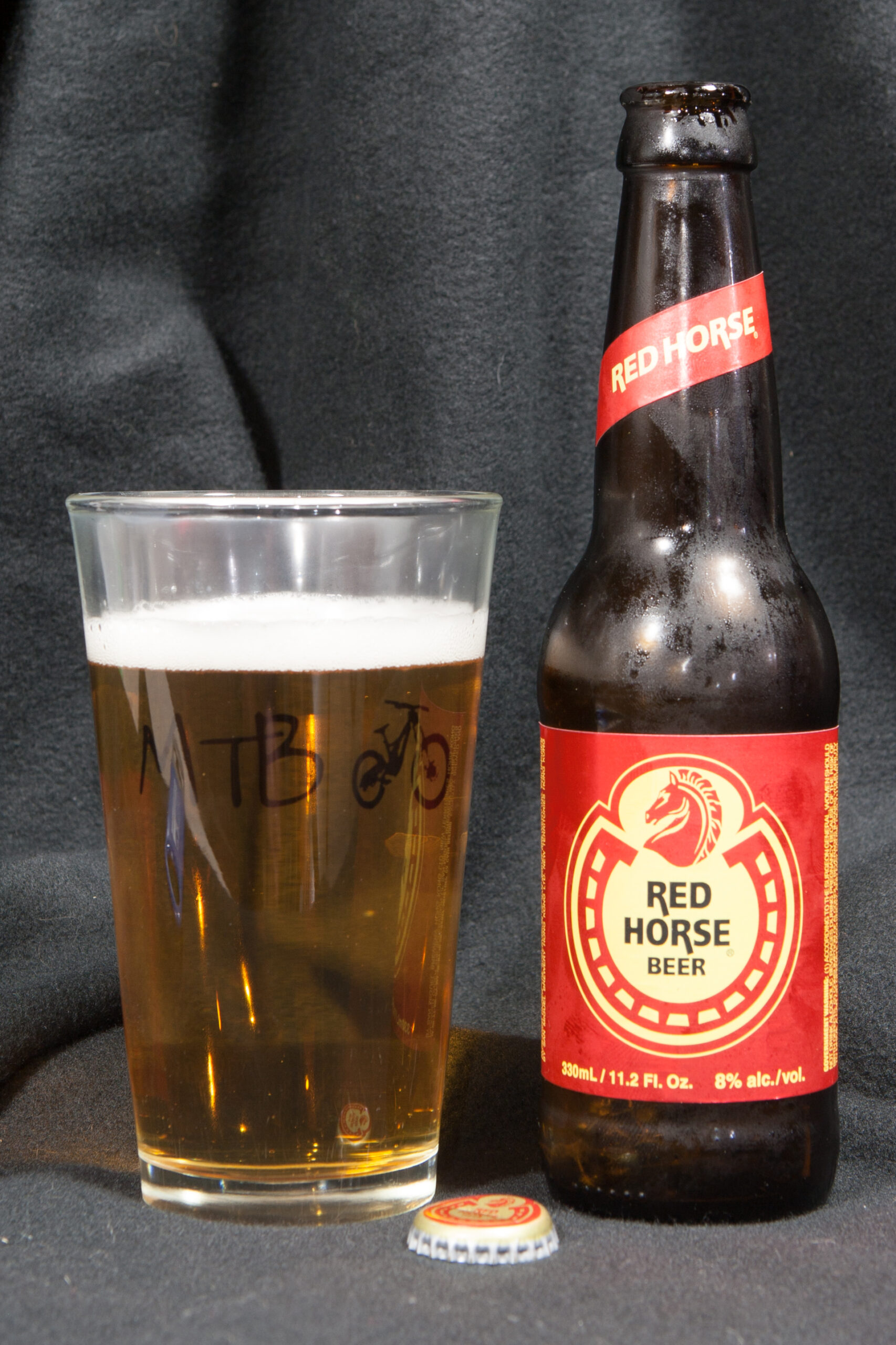 Red Horse Beer, from the Philippines, given to me by Paul in partial trade for some bike tires.