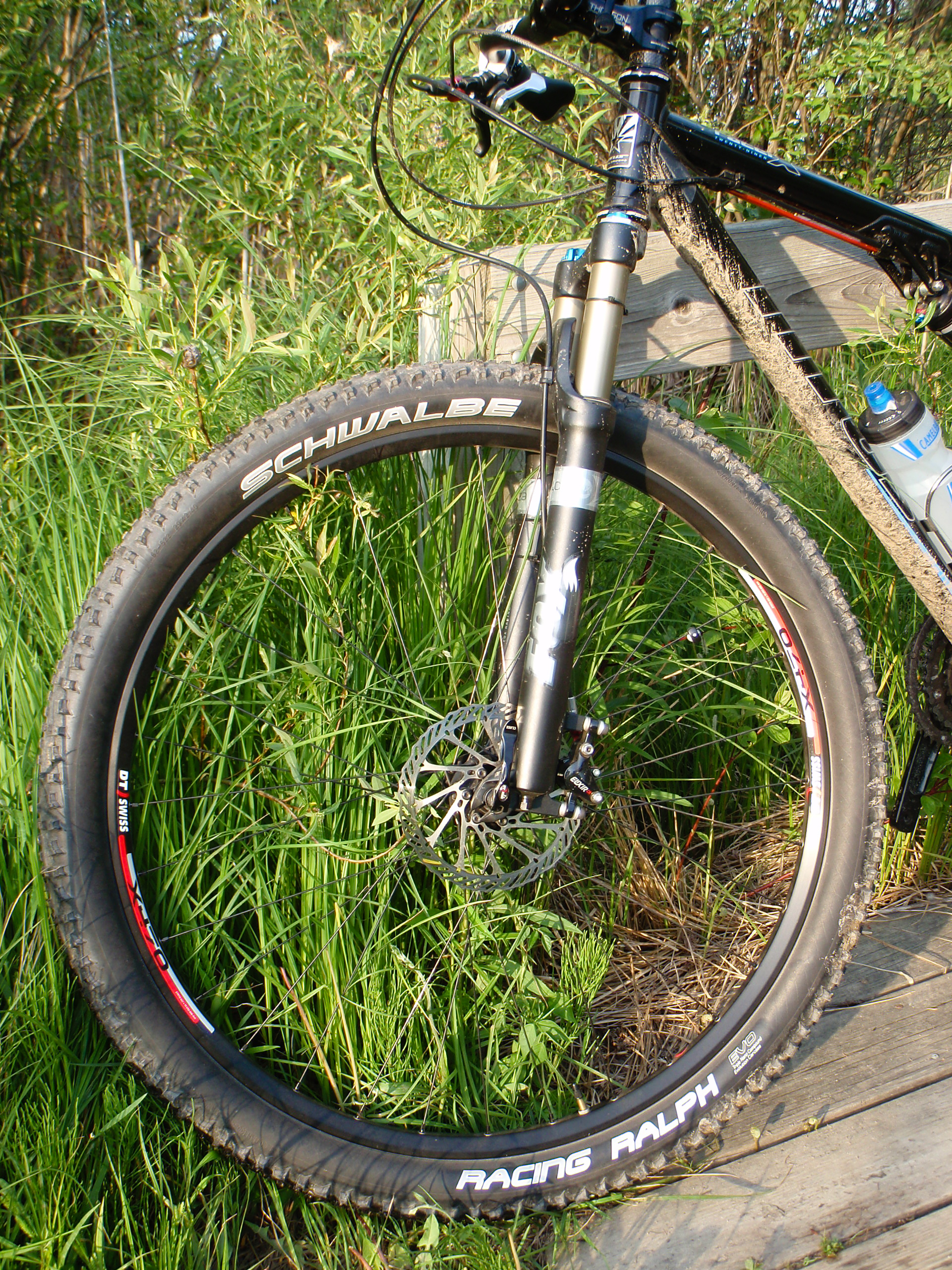 2.4" Schwalbe Racing Ralph on the front of my Titus Racer X 29er.