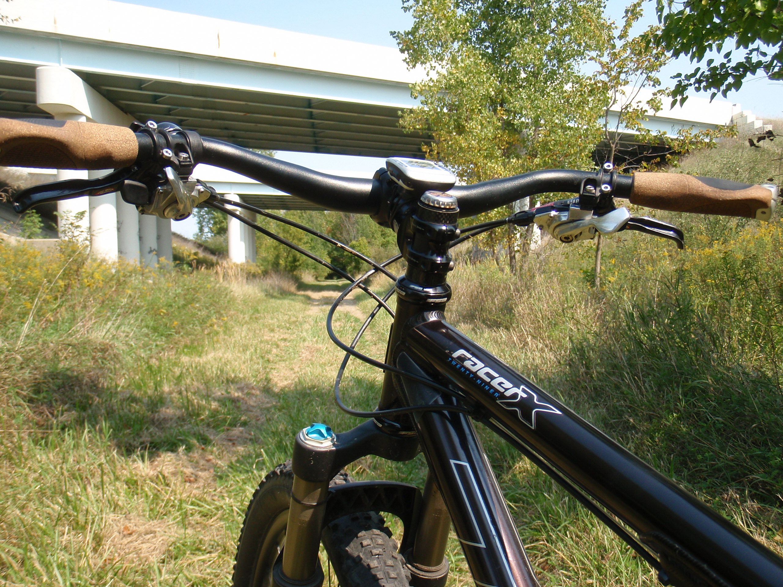 The Titus on the Polly Ann Trail where it passes under I-69.