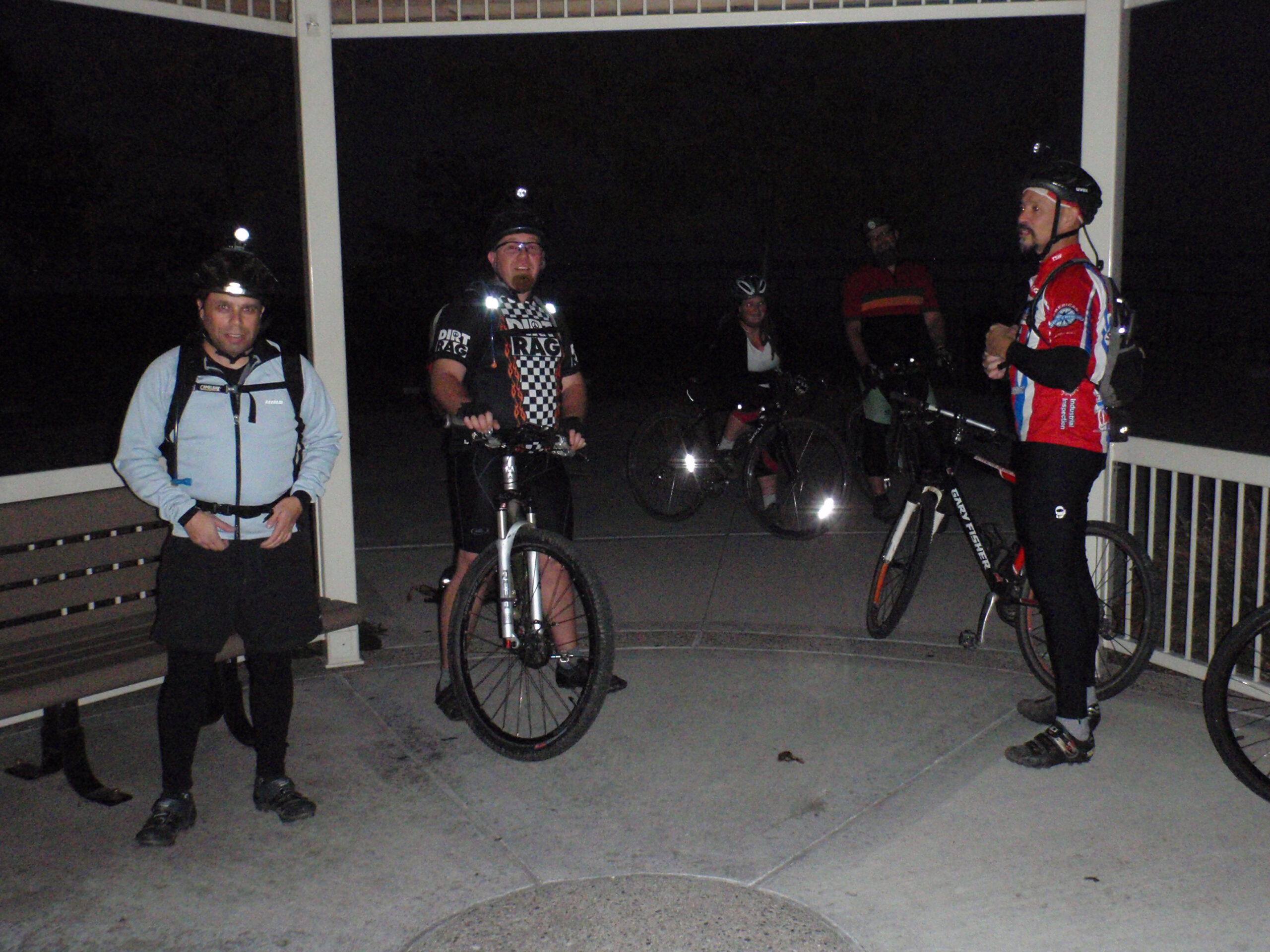 Everyone who was on the ride around Mt. Clemens except for me. Left to right is Perry, John, Marty, Nick, and Mike.