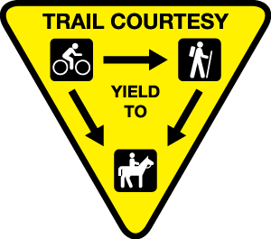 Mountain Biking Sign